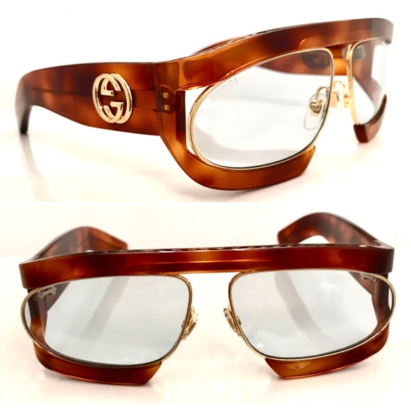 Gucci Mask Havana Gg233s 00 Sunglasses 